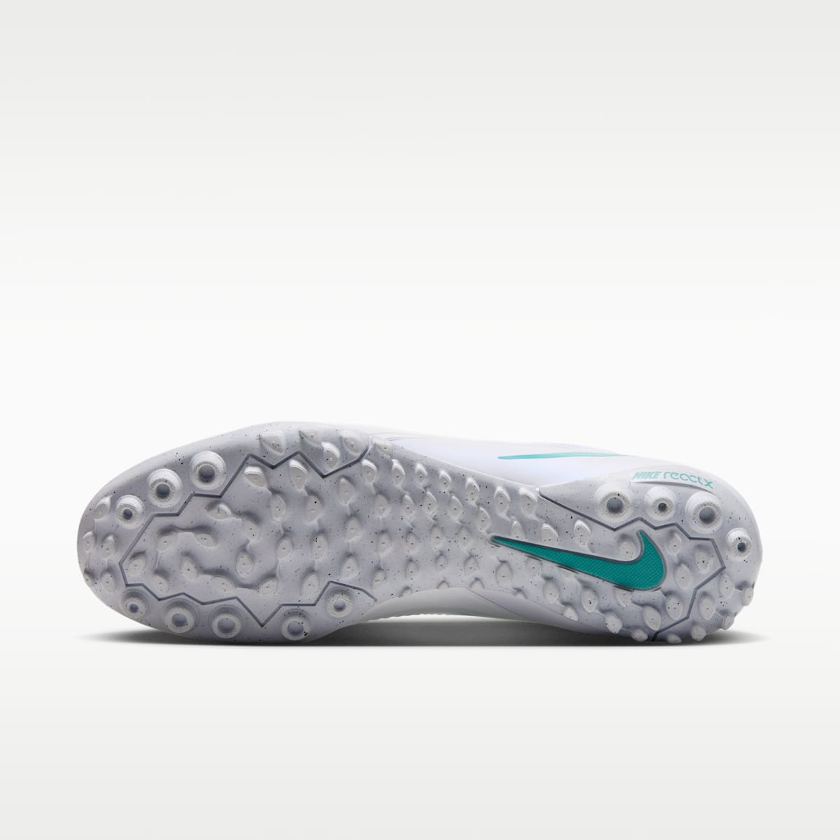 Women's Nike Phantom 6 Low Pro Turf Soccer Shoes - White/White/Dusty Cactus