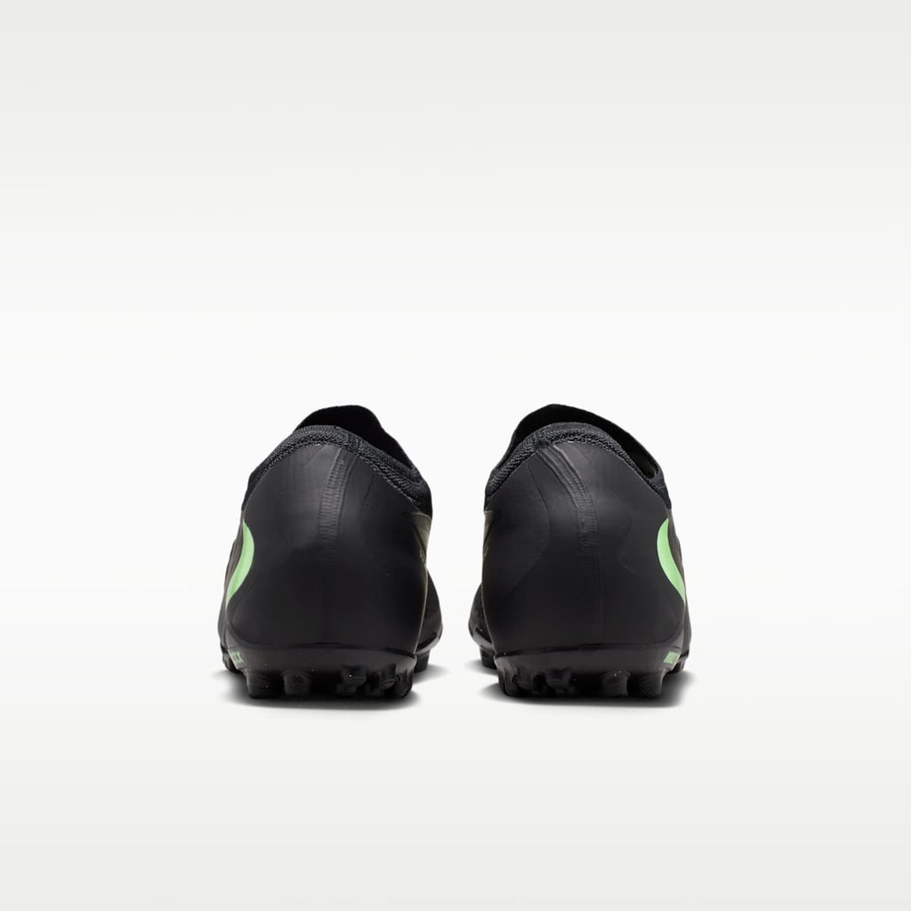 Nike Phantom 6 Low Pro Turf Soccer Shoes - Black/Black/Illusion Green - Image 6