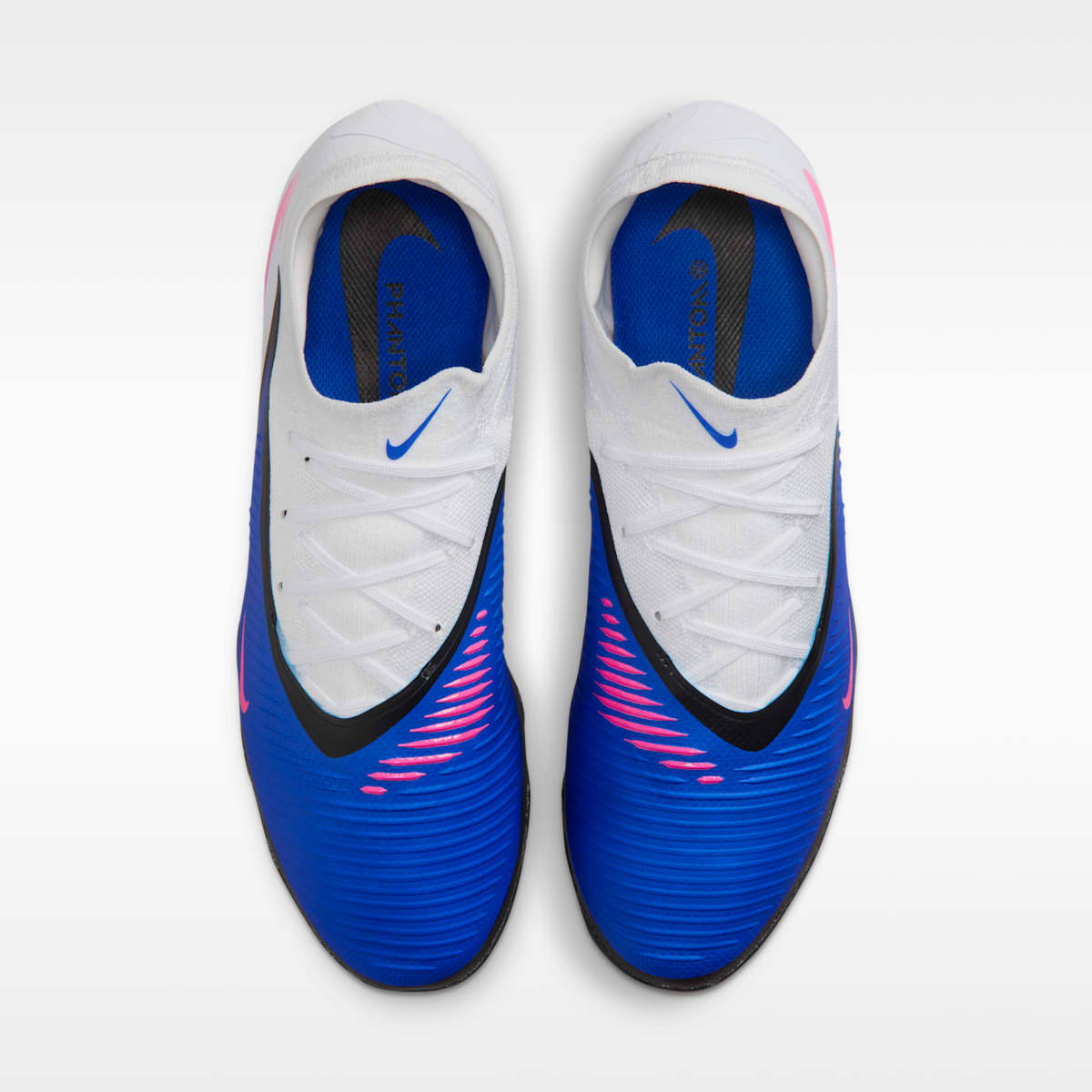Nike Phantom 6 Low Pro Turf Soccer Shoes - Racer Blue/White/Pink Blast - Image 4