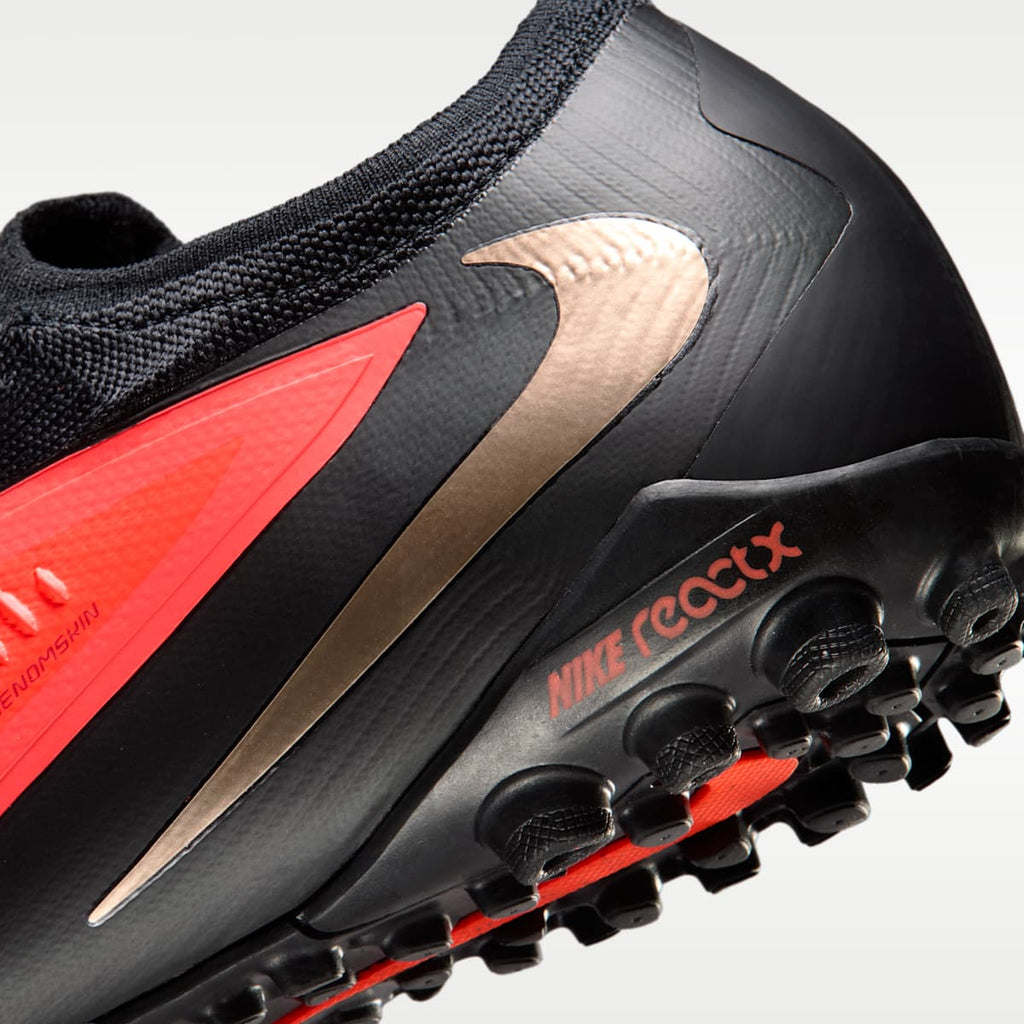 Women's Nike Phantom 6 Low Pro Turf Soccer Shoes - Bright Crimson/Bright Crimson/Black
