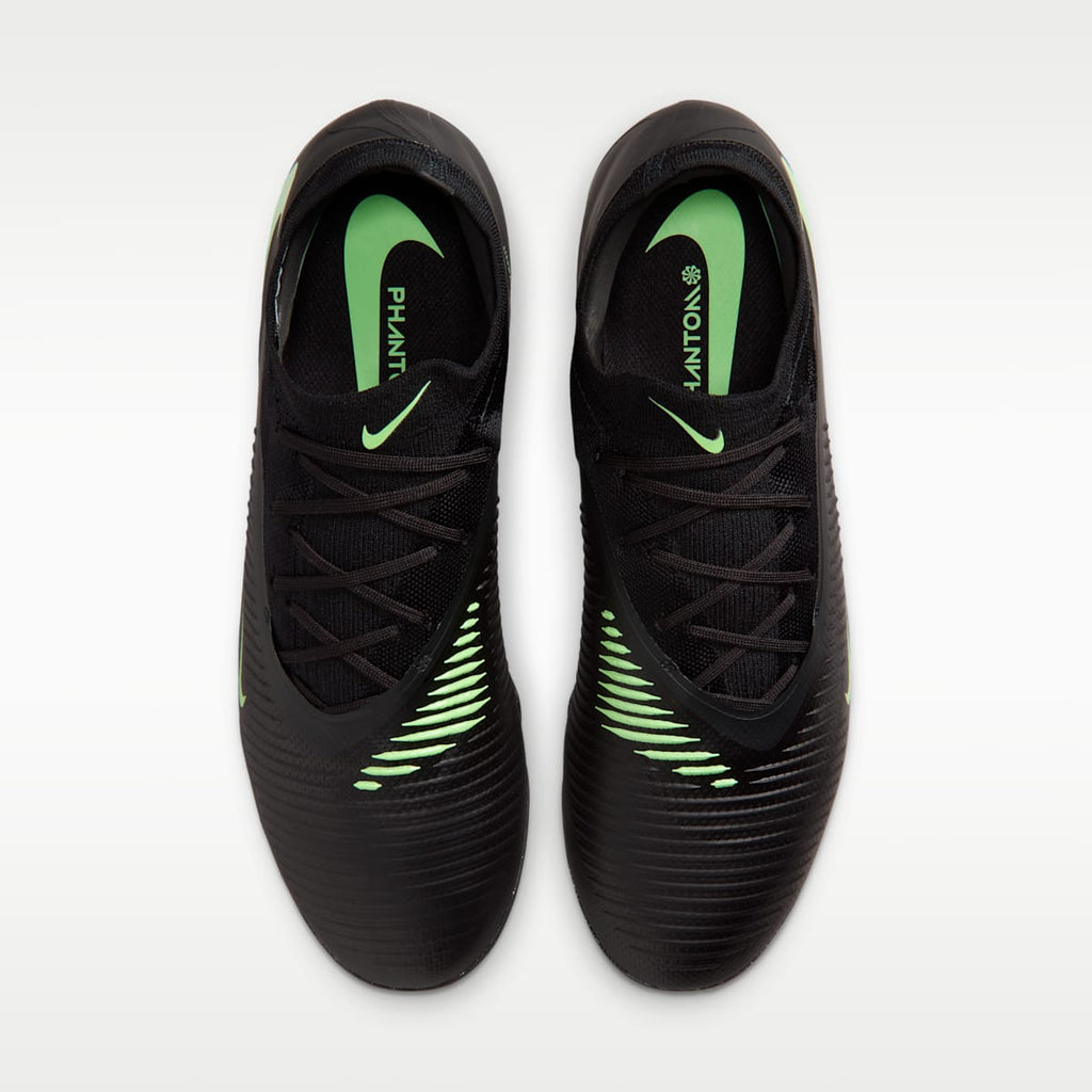 Women's Nike Phantom 6 Low Pro Turf Soccer Shoes - Black/Black/Illusion Green