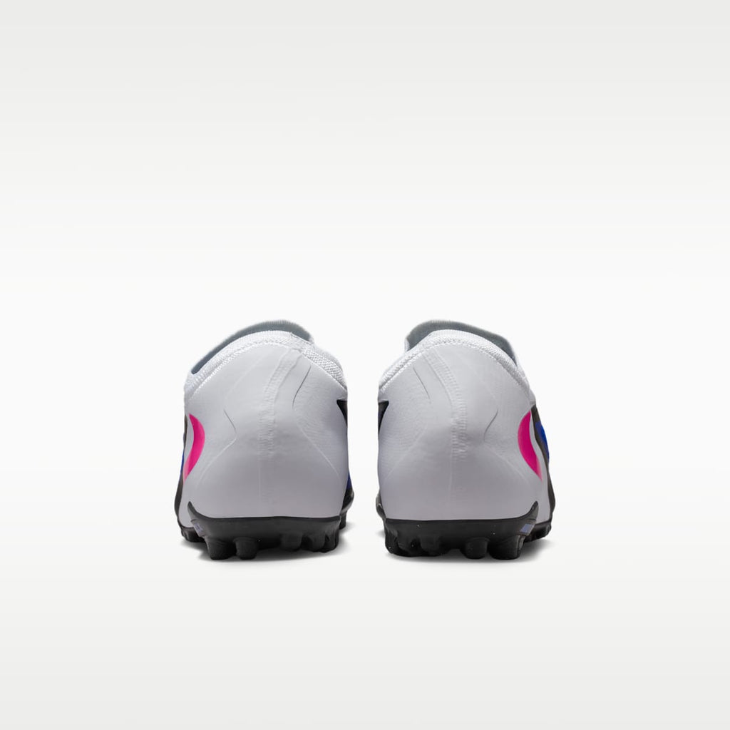 Nike Phantom 6 Low Pro Turf Soccer Shoes - Racer Blue/White/Pink Blast - Image 6
