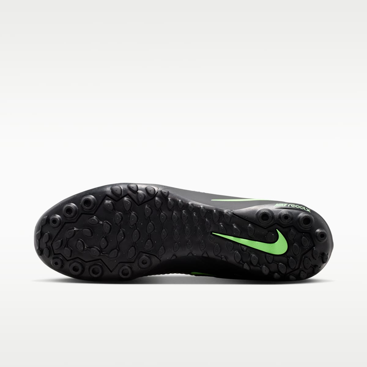 Women's Nike Phantom 6 Low Pro Turf Soccer Shoes - Black/Black/Illusion Green