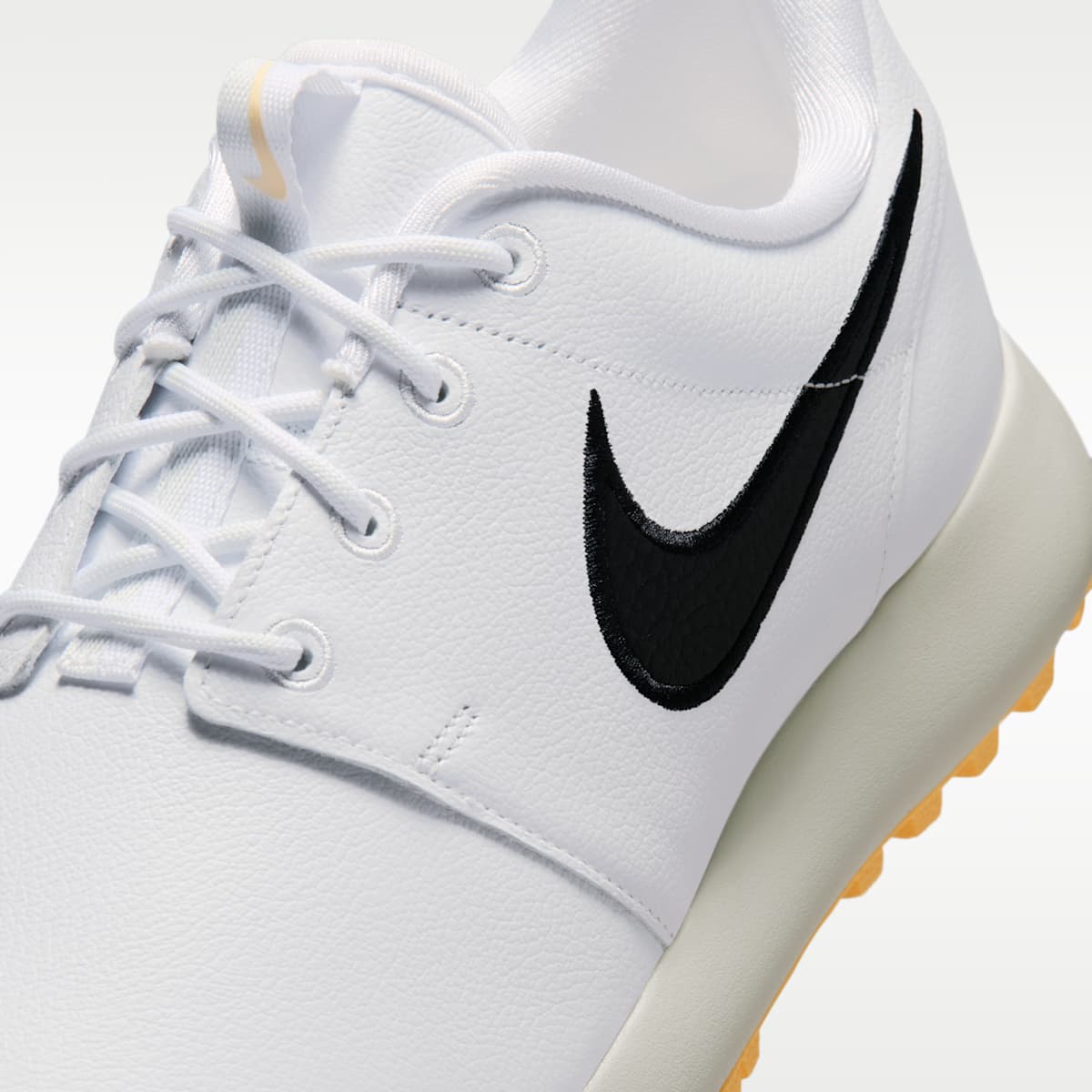 Women's Nike Roshe G Golf Shoes - White/Tangerine Tint/Black