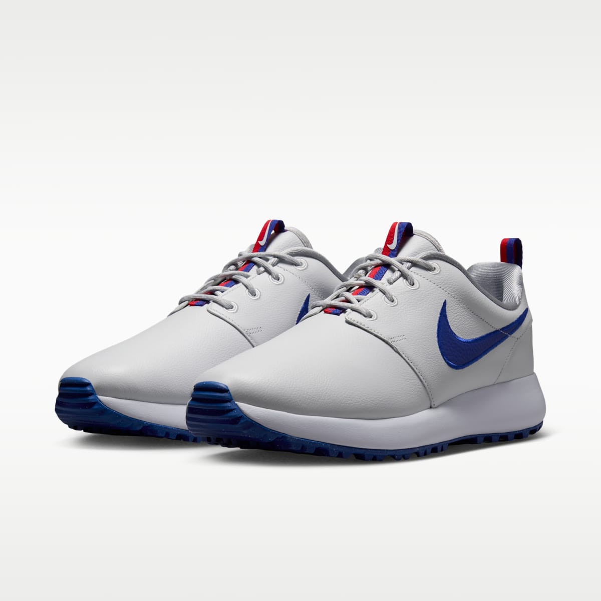 Women's Nike Roshe G Golf Shoes - Off White/White/Fire Red/Old Royal