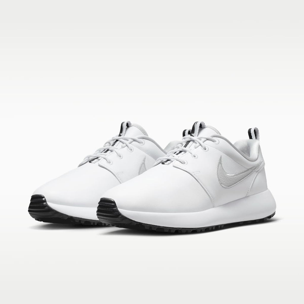 Nike Roshe G Golf Shoes - White/White/Black - Image 5