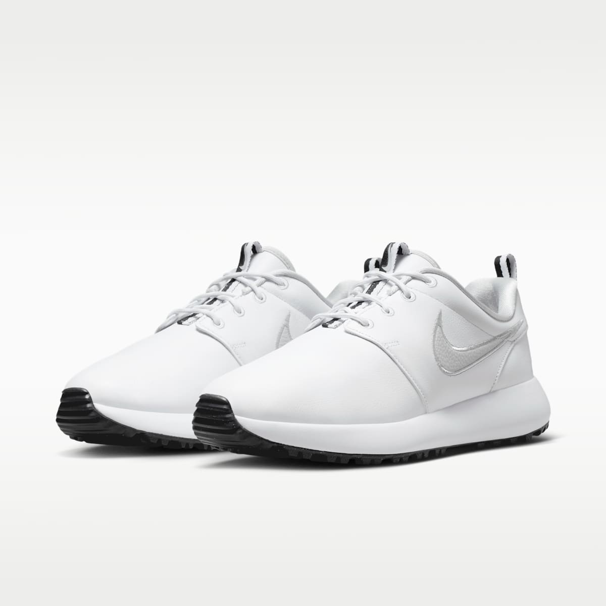 Nike Roshe G Golf Shoes - White/White/Black - Image 5