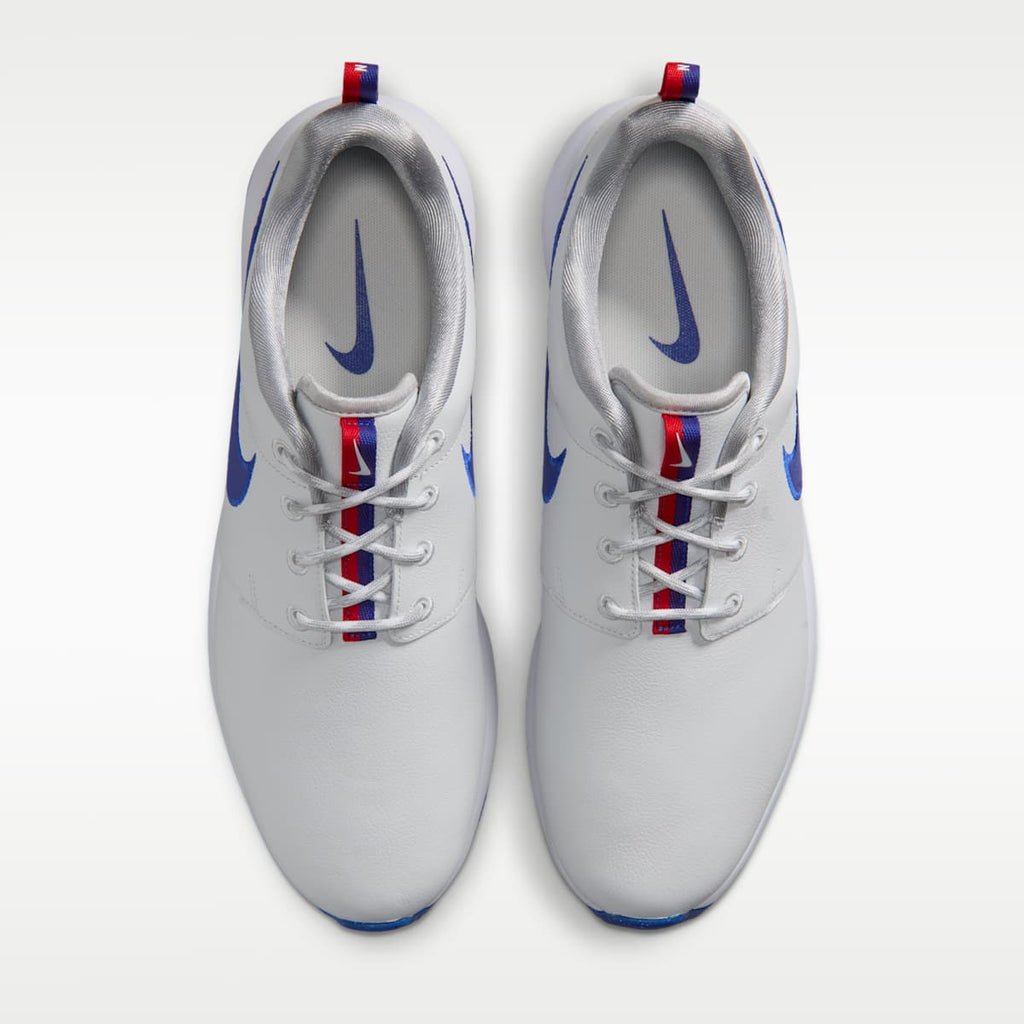 Women's Nike Roshe G Golf Shoes - Off White/White/Fire Red/Old Royal