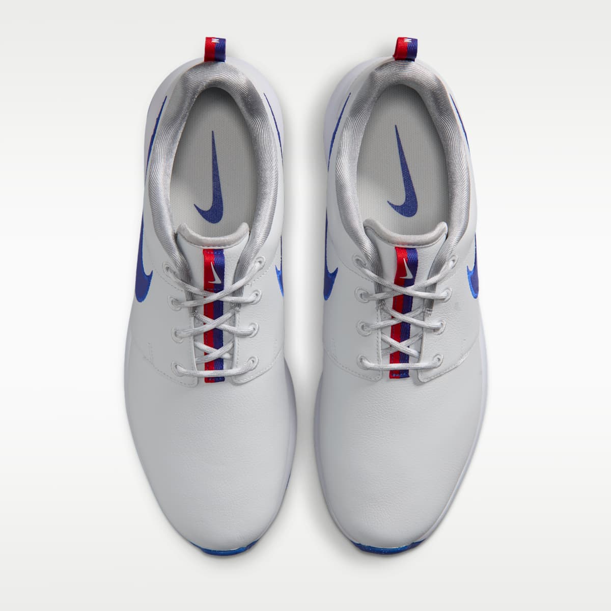 Women's Nike Roshe G Golf Shoes - Off White/White/Fire Red/Old Royal