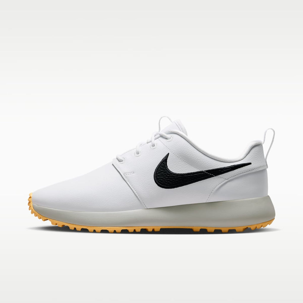 Women's Nike Roshe G Golf Shoes - White/Tangerine Tint/Black
