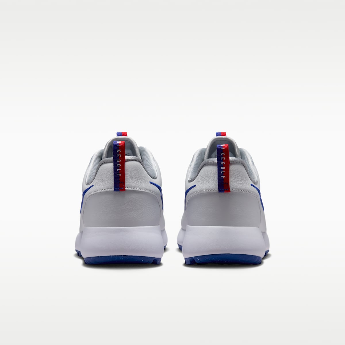 Women's Nike Roshe G Golf Shoes - Off White/White/Fire Red/Old Royal