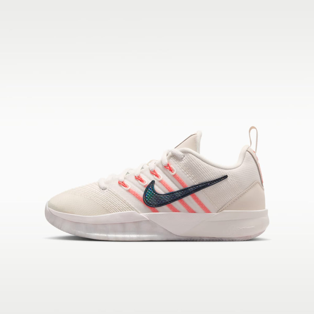 Sabrina 3 "Equity" Big Kids' Basketball Shoes - Phantom/Ivory/Rush Coral/Black - Image 1