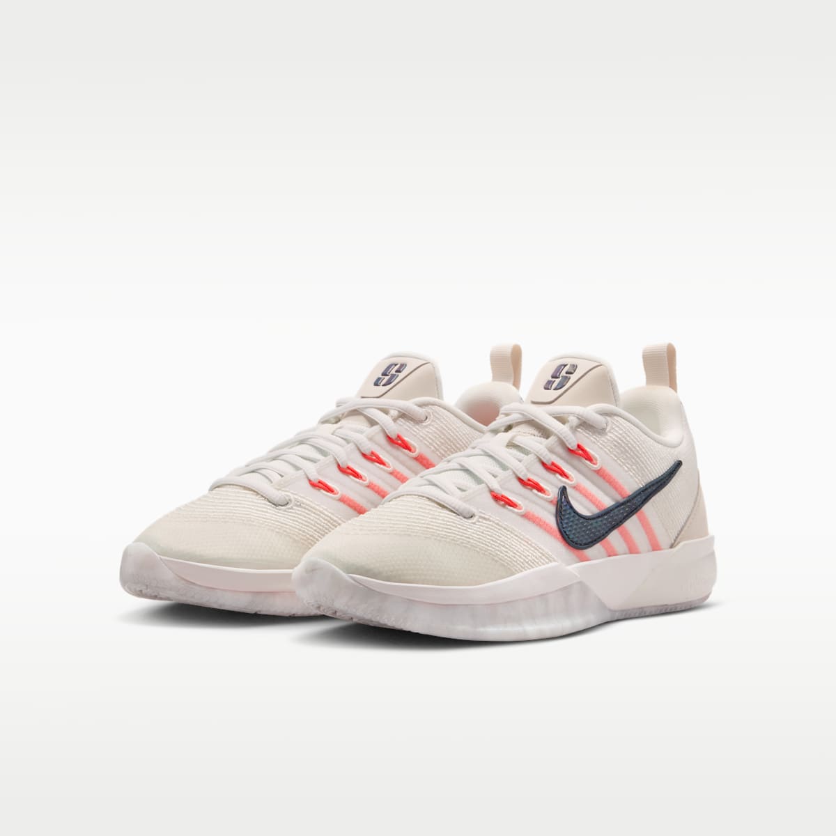 Sabrina 3 "Equity" Big Kids' Basketball Shoes - Phantom/Ivory/Rush Coral/Black - Image 5