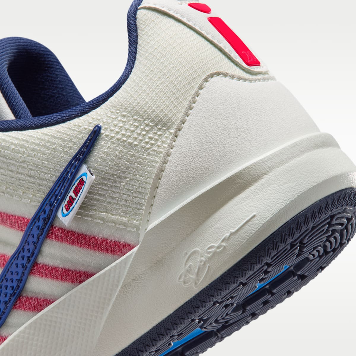 Sabrina 3 Big Kids' Basketball Shoes - Sail/Atom Red/Light Photo Blue/Midnight Navy - Image 8