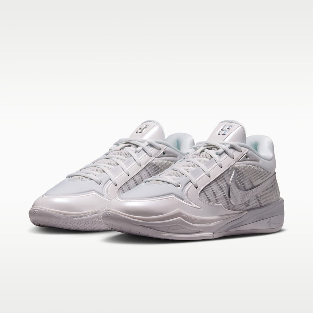 Sabrina 4 "Light Work" Basketball Shoes - Summit White/Black/Metallic Silver - Image 5