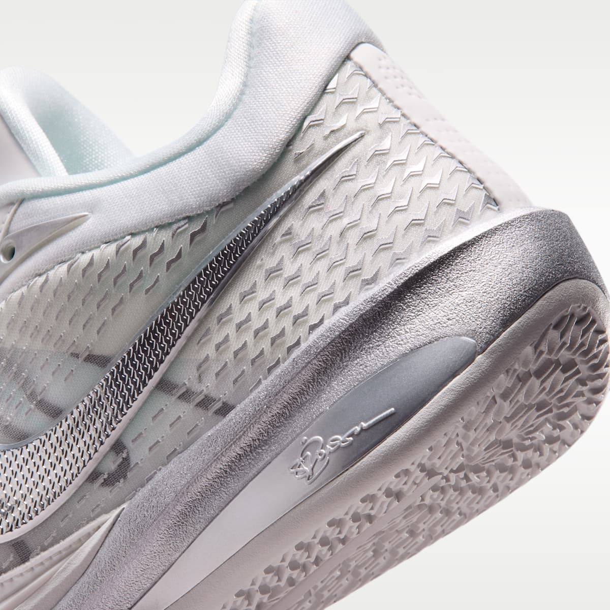 Sabrina 4 "Light Work" Basketball Shoes - Summit White/Black/Metallic Silver - Image 8