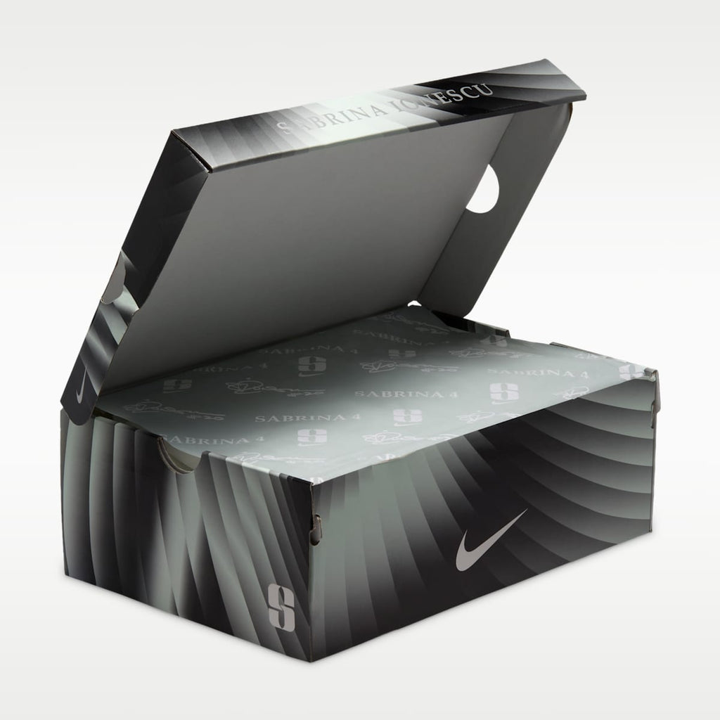 Sabrina 4 "Light Work" Basketball Shoes - Summit White/Black/Metallic Silver - Image 9