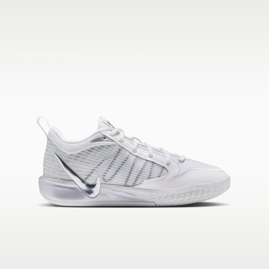 Sabrina 4 "Light Work" Big Kids' Basketball Shoes - Summit White/Black/Metallic Silver - Image 3