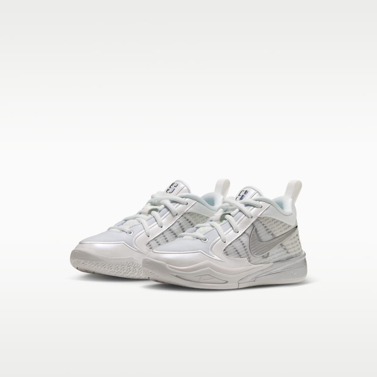 Sabrina 4 "Light Work" Little Kids' Basketball Shoes - Summit White/Black/Photon Dust/Metallic Silver - Image 5
