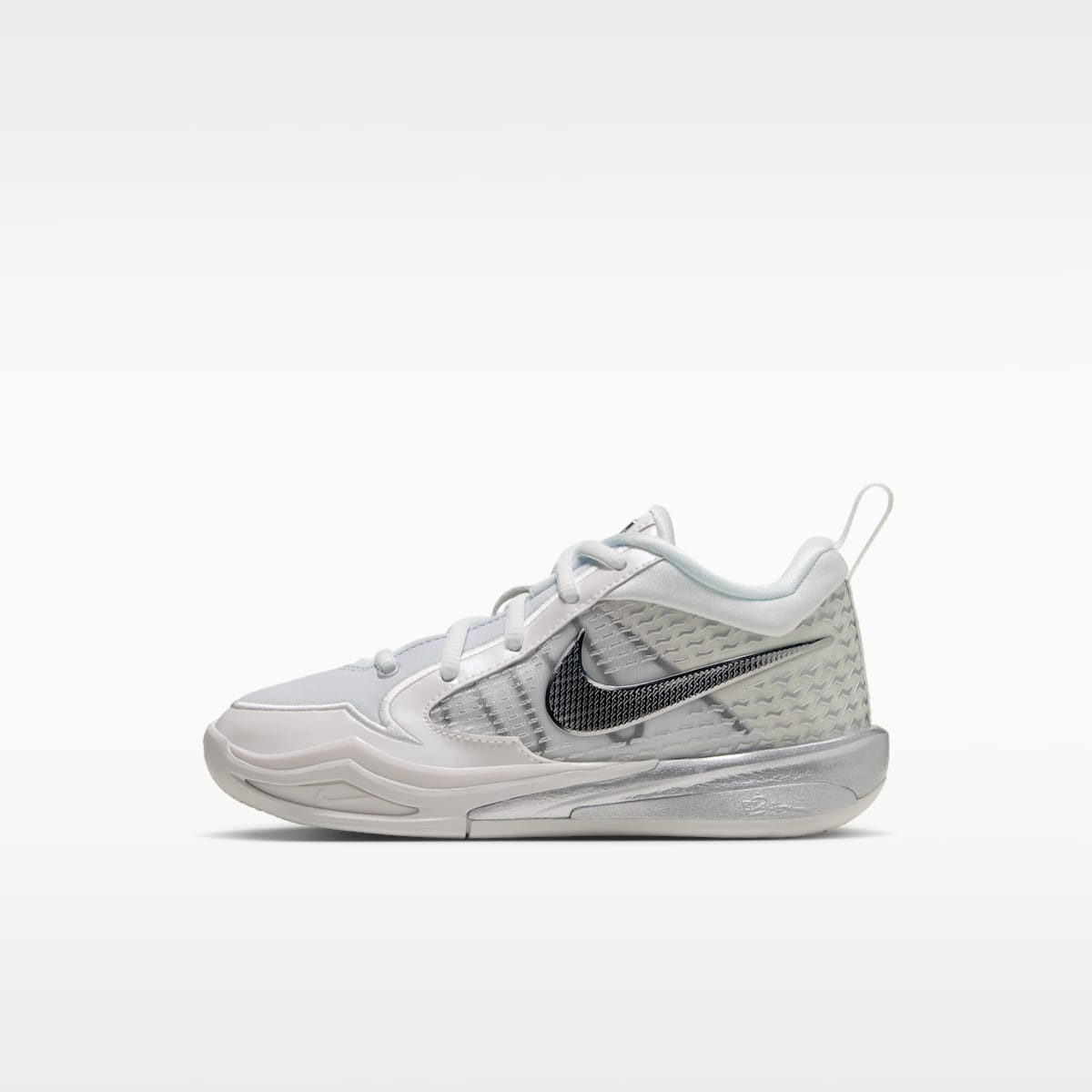 Sabrina 4 "Light Work" Little Kids' Basketball Shoes - Summit White/Black/Photon Dust/Metallic Silver - Image 1