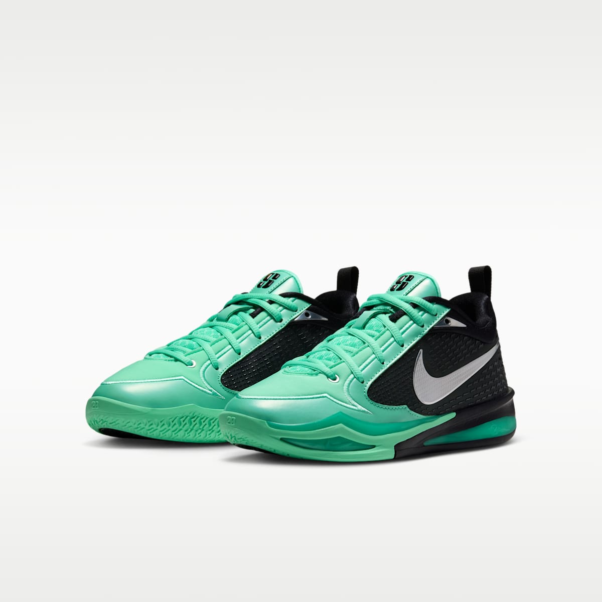 Sabrina 4 Big Kids' Basketball Shoes - Green Glow/Black/Volt/Metallic Silver - Image 5