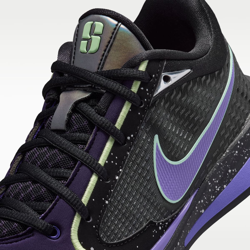Sabrina 4 "Night Night" Big Kids' Basketball Shoes - Black/Purple Dynasty/Metallic Silver/Action Grape - Image 7