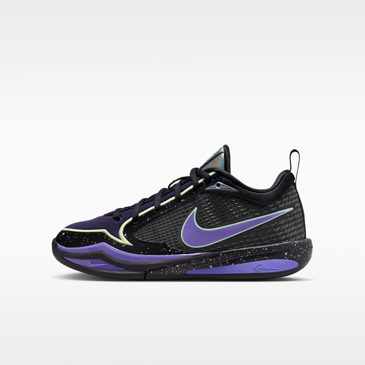 Sabrina 4 "Night Night" Big Kids' Basketball Shoes - Black/Purple Dynasty/Metallic Silver/Action Grape - Image 1