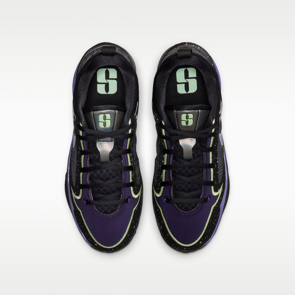 Sabrina 4 "Night Night" Big Kids' Basketball Shoes - Black/Purple Dynasty/Metallic Silver/Action Grape - Image 4
