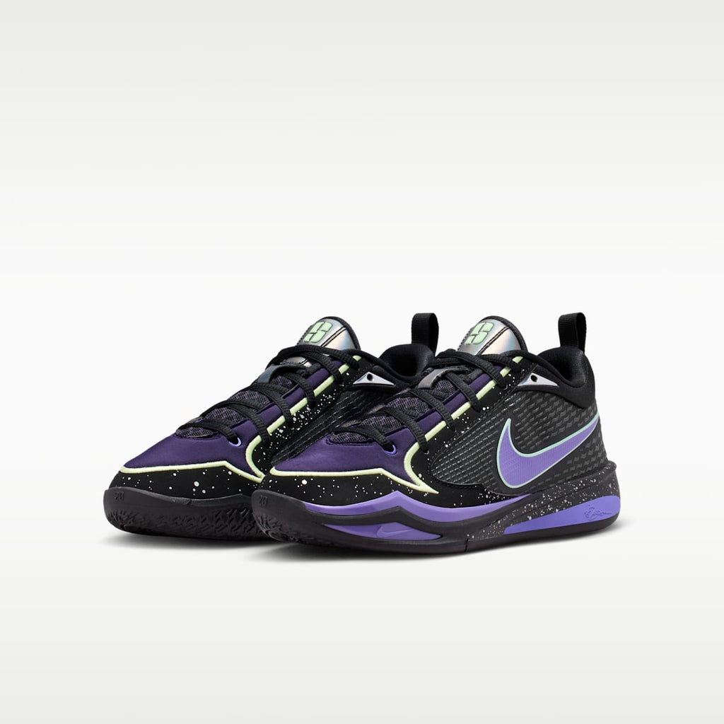 Sabrina 4 "Night Night" Big Kids' Basketball Shoes - Black/Purple Dynasty/Metallic Silver/Action Grape - Image 5