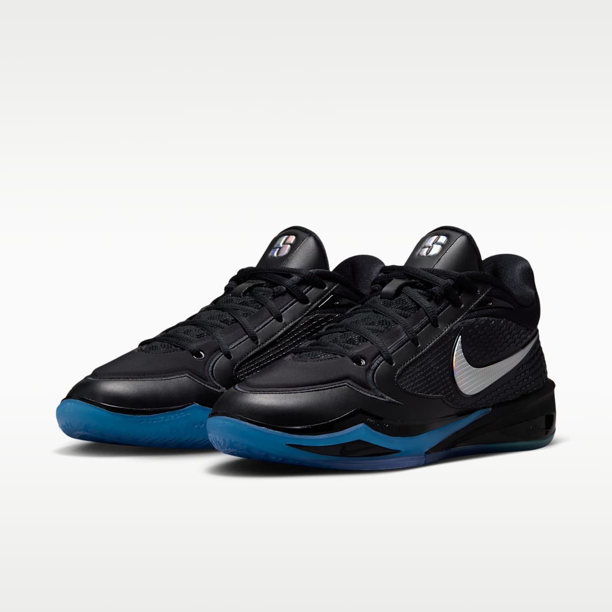 Women's Sabrina 4 "Nike Nights" Basketball Shoes - Black/Blue Glow/Light Aqua/Multi-Color