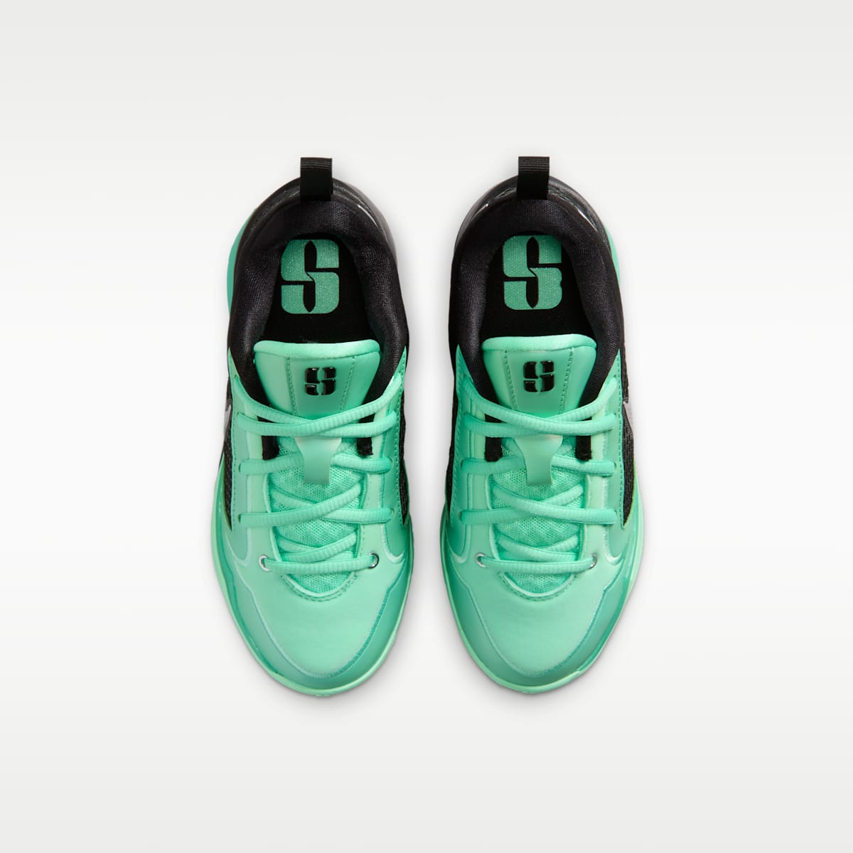 Sabrina 4 "Limelight Glow" Little Kids' Basketball Shoes - Green Glow/Black/Volt/Metallic Silver - Image 4
