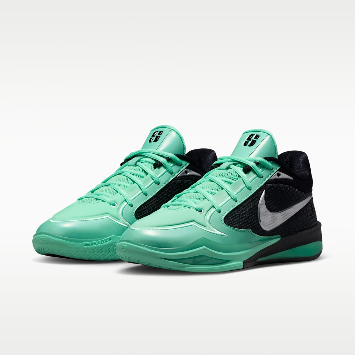 Sabrina 4 "Limelight Glow" Basketball Shoes - Green Glow/Black/Metallic Silver - Image 5
