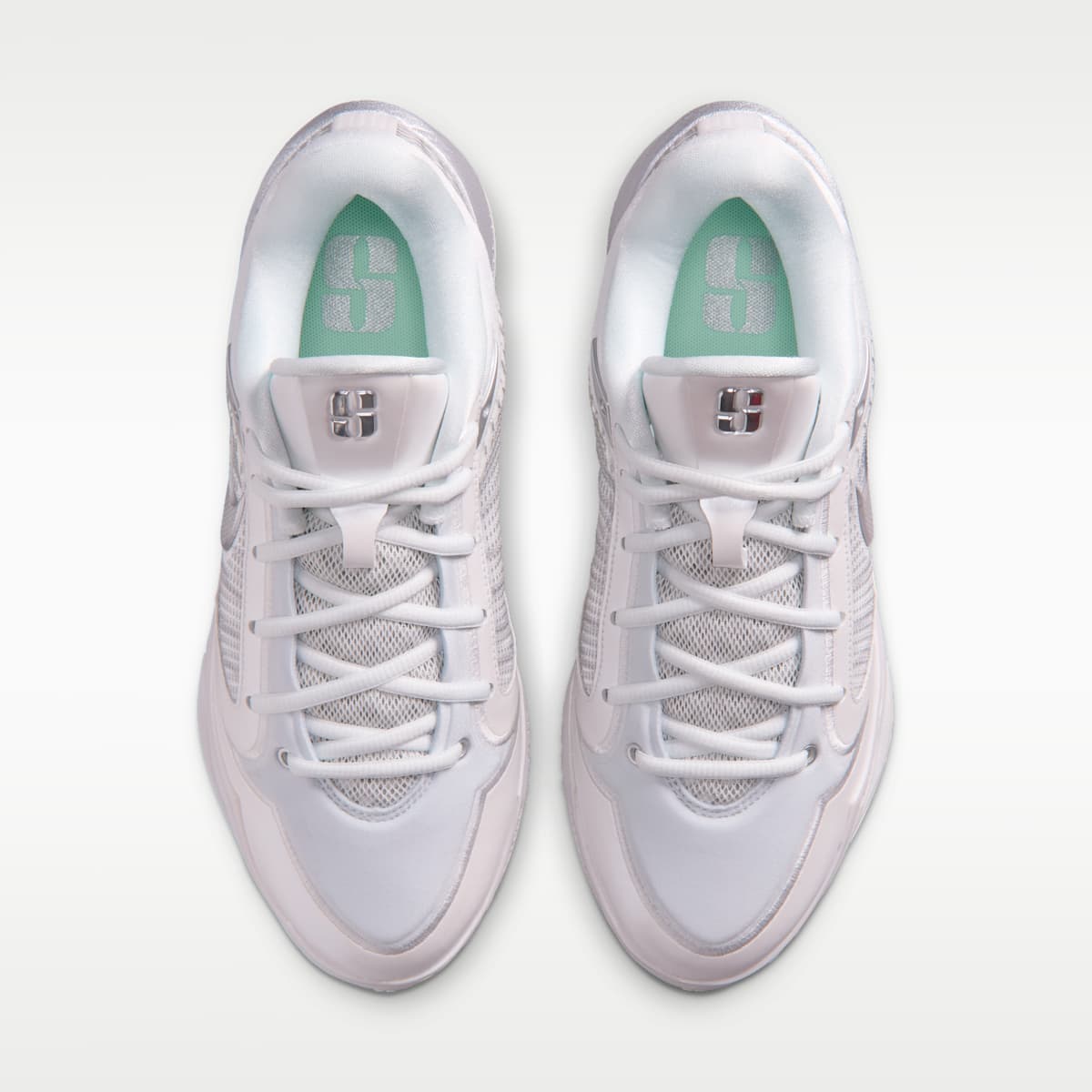 Sabrina 4 "Light Work" Basketball Shoes - Summit White/Black/Metallic Silver - Image 4