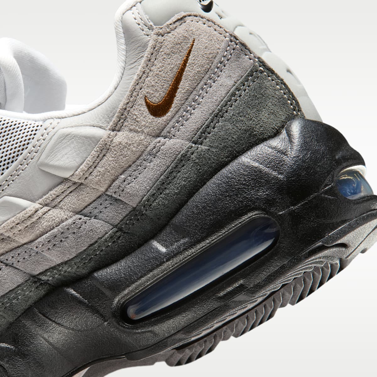 Nike SB Air Max 95 Skate Shoes - Black/Anthracite/Light Graphite/Cacao Wow - Image 8