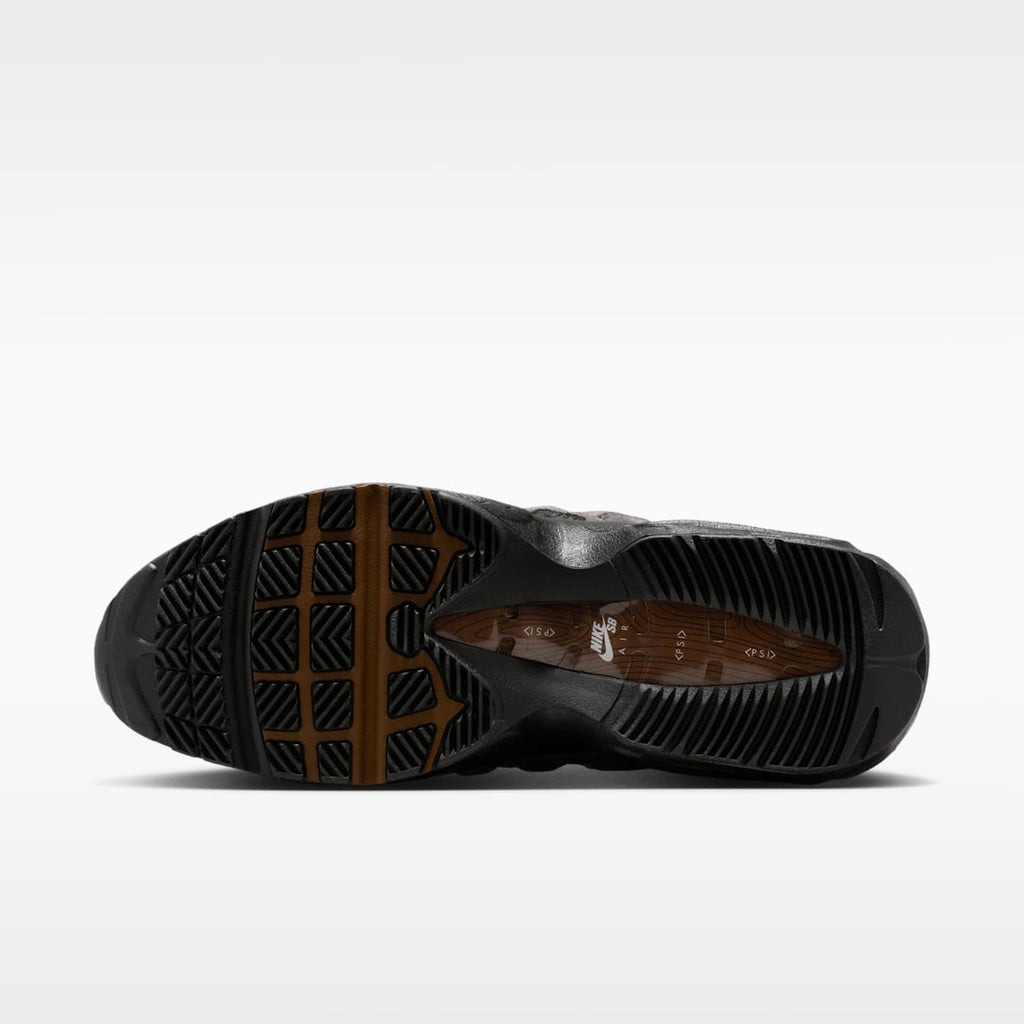Nike SB Air Max 95 Skate Shoes - Black/Anthracite/Light Graphite/Cacao Wow - Image 2