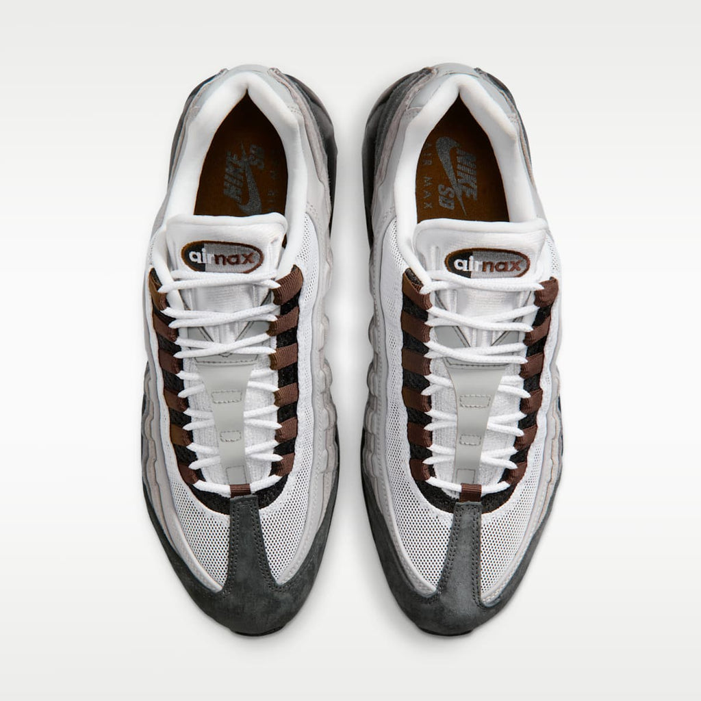 Nike SB Air Max 95 Skate Shoes - Black/Anthracite/Light Graphite/Cacao Wow - Image 4