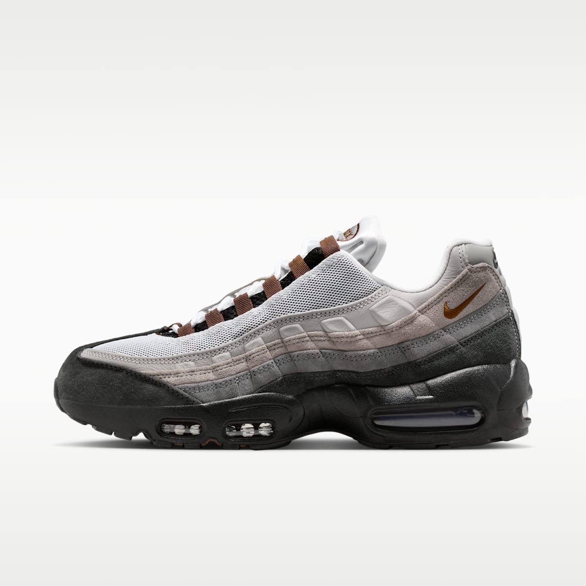 Nike SB Air Max 95 Skate Shoes - Black/Anthracite/Light Graphite/Cacao Wow - Image 1