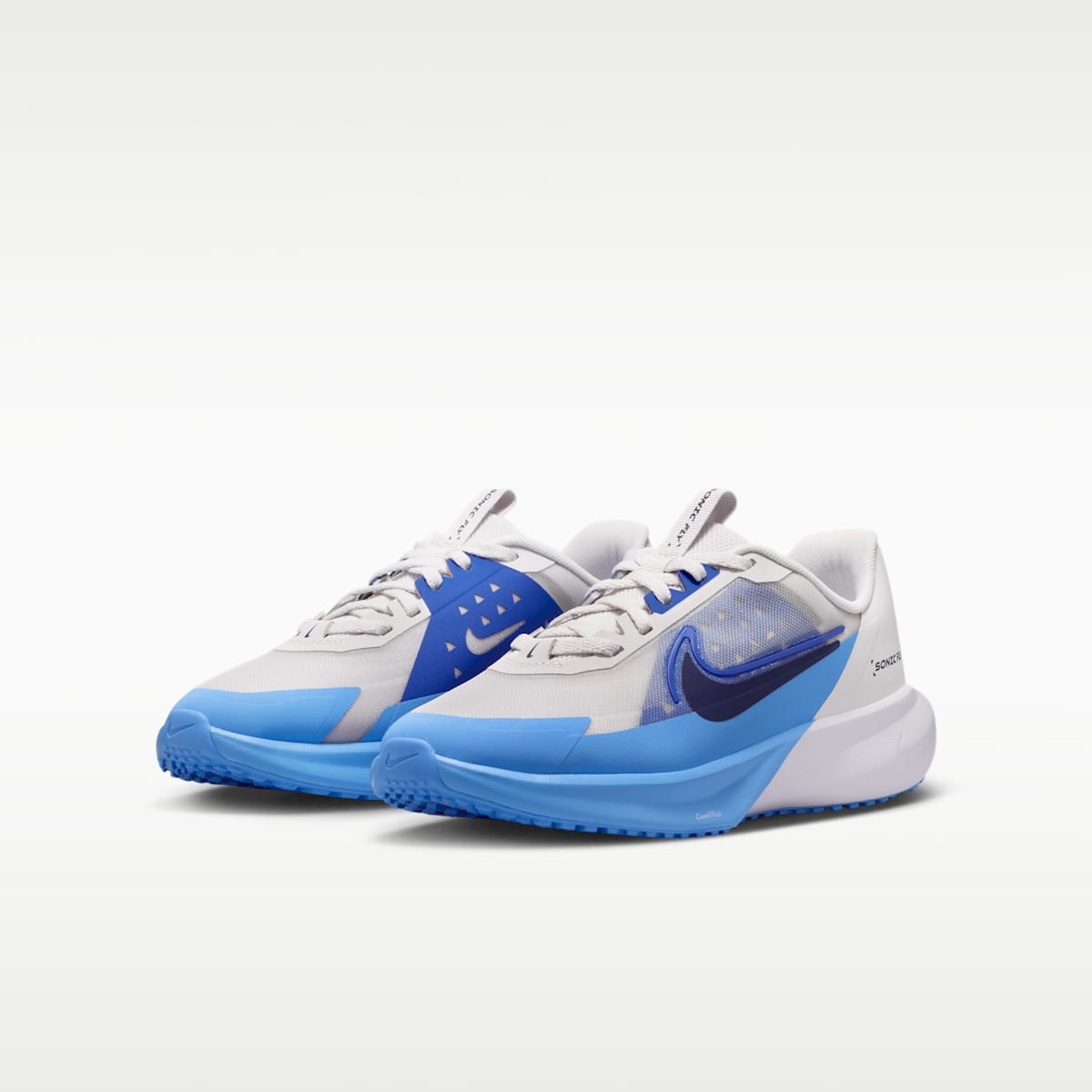 Nike Sonic Fly Big Kids' Running Shoes - Vast Grey/Game Royal/University Blue/Midnight Navy