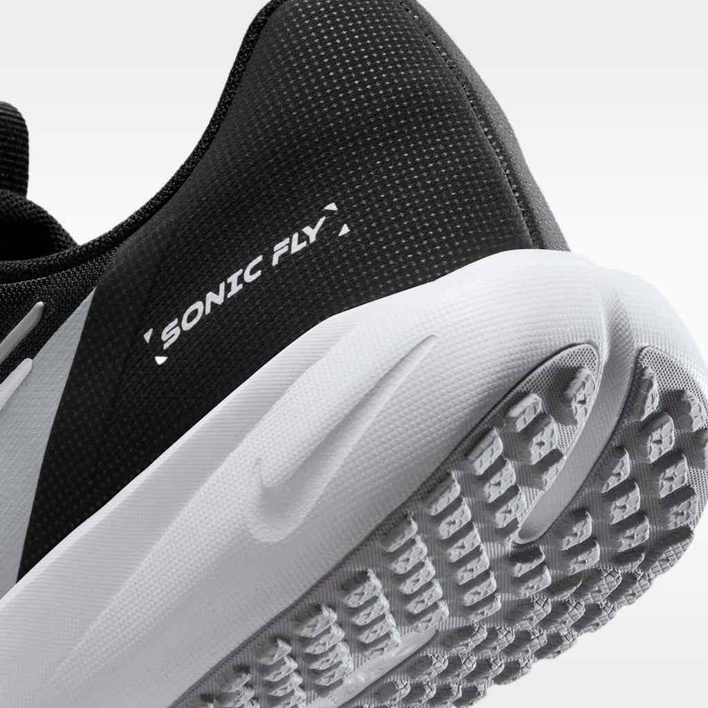 Nike Sonic Fly Big Kids' Running Shoes - Black/Wolf Grey/White