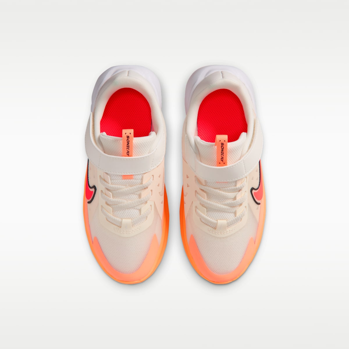 Nike Sonic Fly Little Kids' Running Shoes - Sail/Orange Pulse/Anthracite/Hot Lava