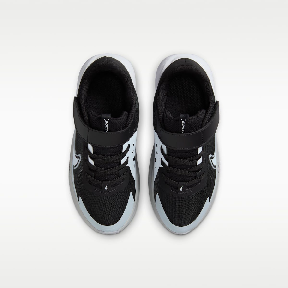 Nike Sonic Fly Little Kids' Running Shoes - Black/Wolf Grey/White