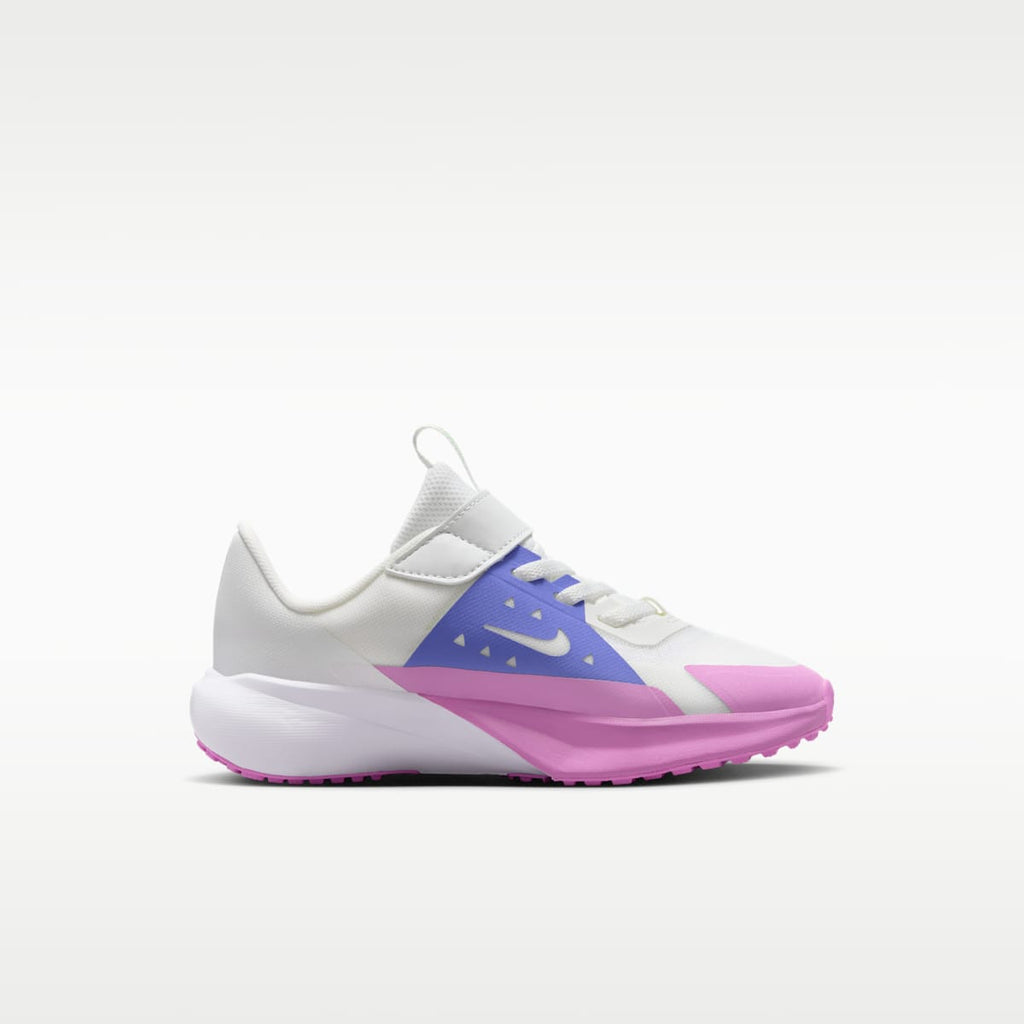 Nike Sonic Fly Little Kids' Running Shoes - Summit White/Sapphire/Light Magenta/Lime Blast