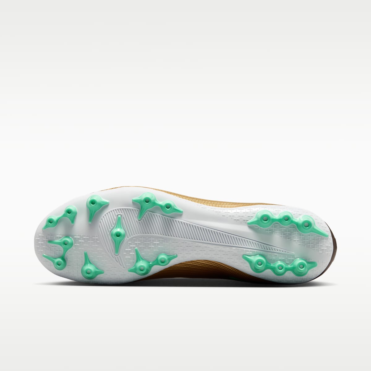 Nike Mercurial Superfly 11 Academy "Kylian Mbappé" Artificial-Grass High-Top Soccer Cleats - Metallic Gold/Green Glow - Image 2