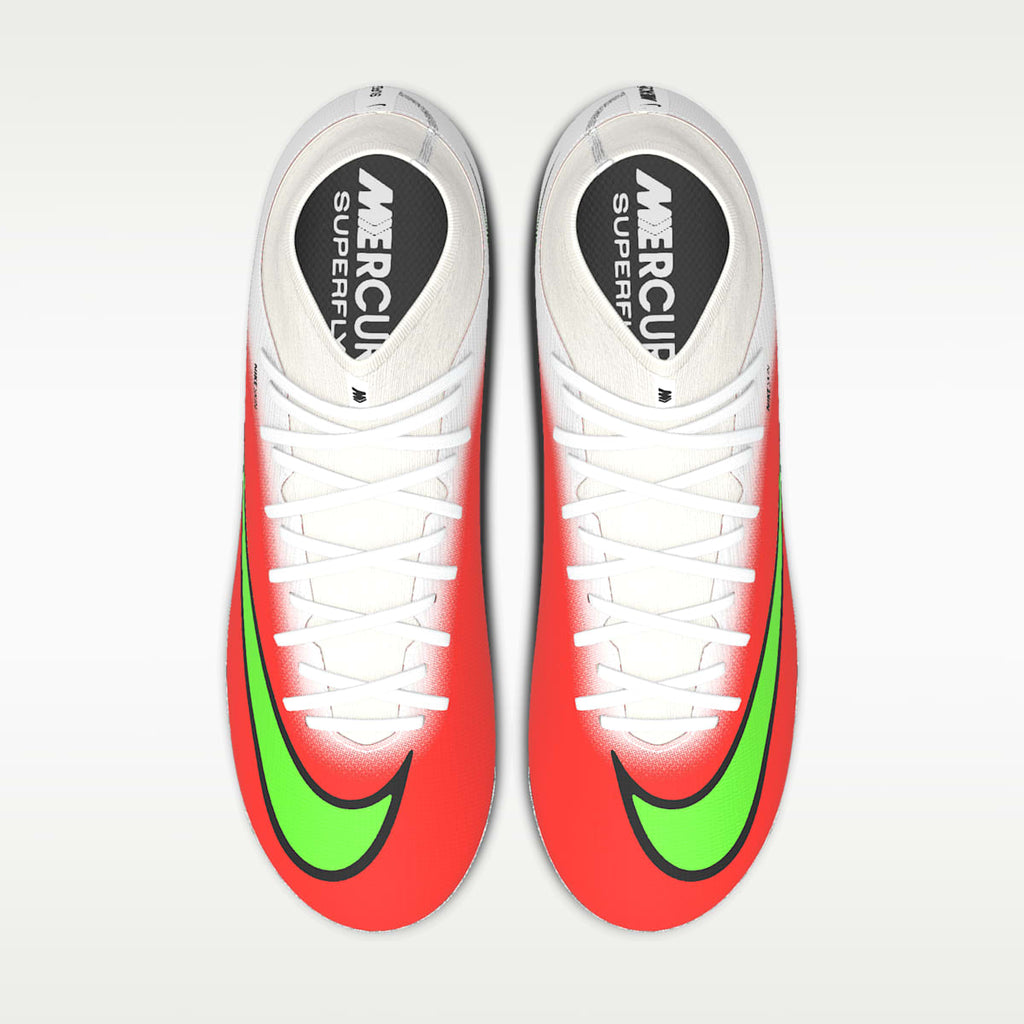 Nike Mercurial Superfly 11 Academy By You Custom Artificial-Grass High-Top Soccer Cleats - Multi-Color/Multi-Color - Image 4
