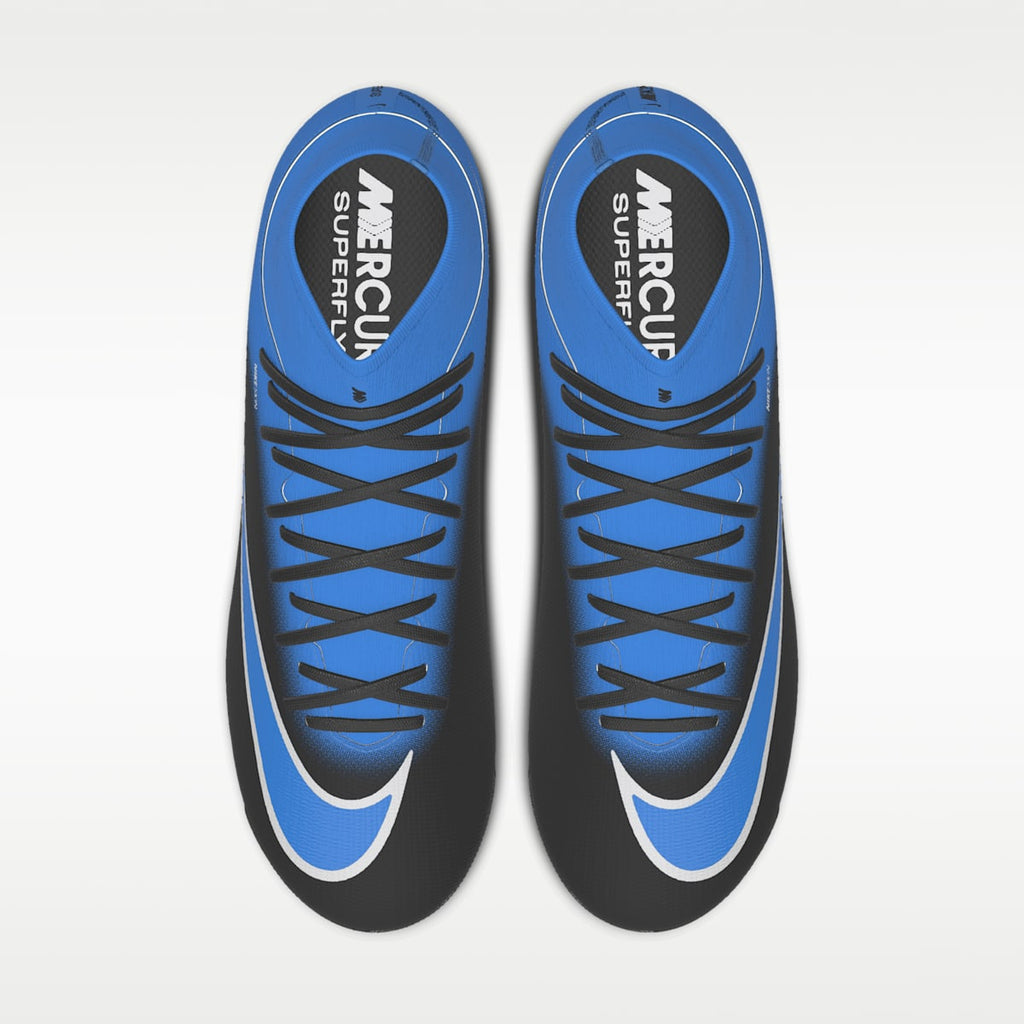 Nike Mercurial Superfly 11 Academy By You Custom Artificial-Grass High-Top Soccer Cleats - Multi-Color/Multi-Color - Image 4