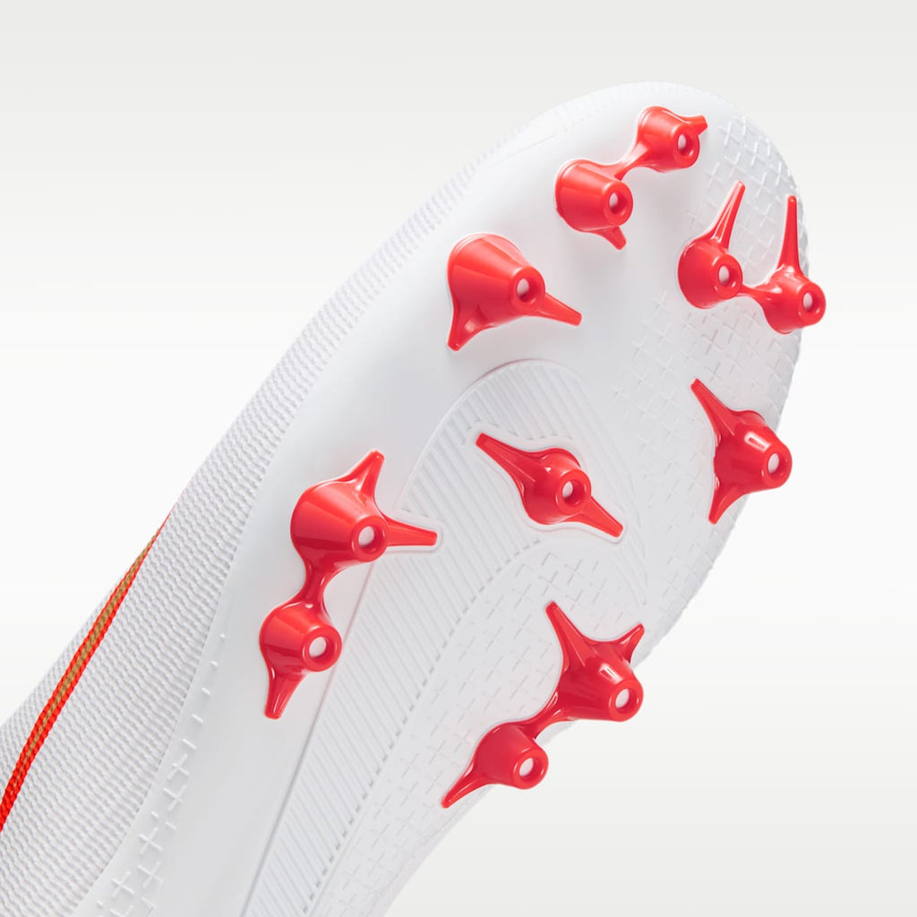 Women's Nike Mercurial Superfly 11 Academy Artificial-Grass High-Top Soccer Cleats - White/Bright Crimson/Blur