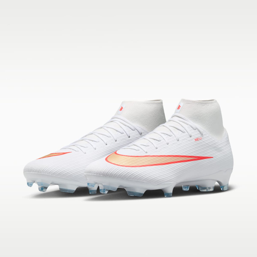 Women's Nike Mercurial Superfly 11 Academy Multi-Ground High-Top Soccer Cleats - White/Bright Crimson/Blur