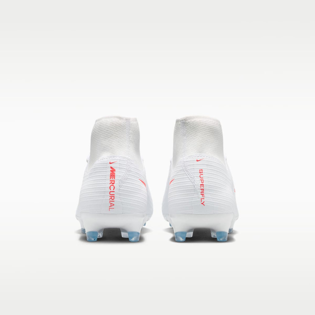 Women's Nike Mercurial Superfly 11 Academy Multi-Ground High-Top Soccer Cleats - White/Bright Crimson/Blur