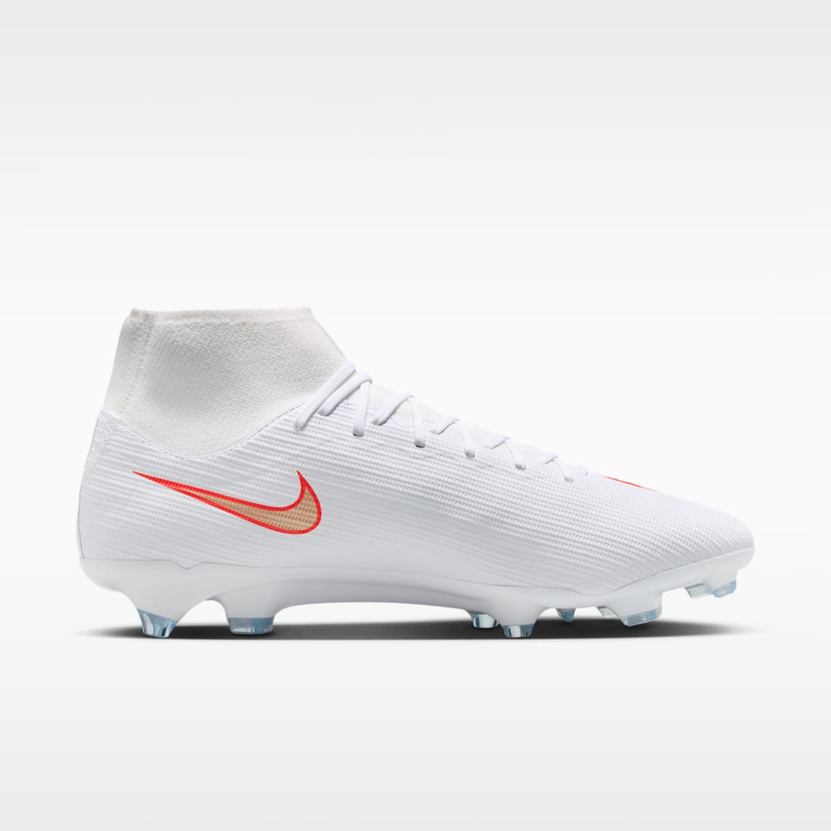 Women's Nike Mercurial Superfly 11 Academy Multi-Ground High-Top Soccer Cleats - White/Bright Crimson/Blur