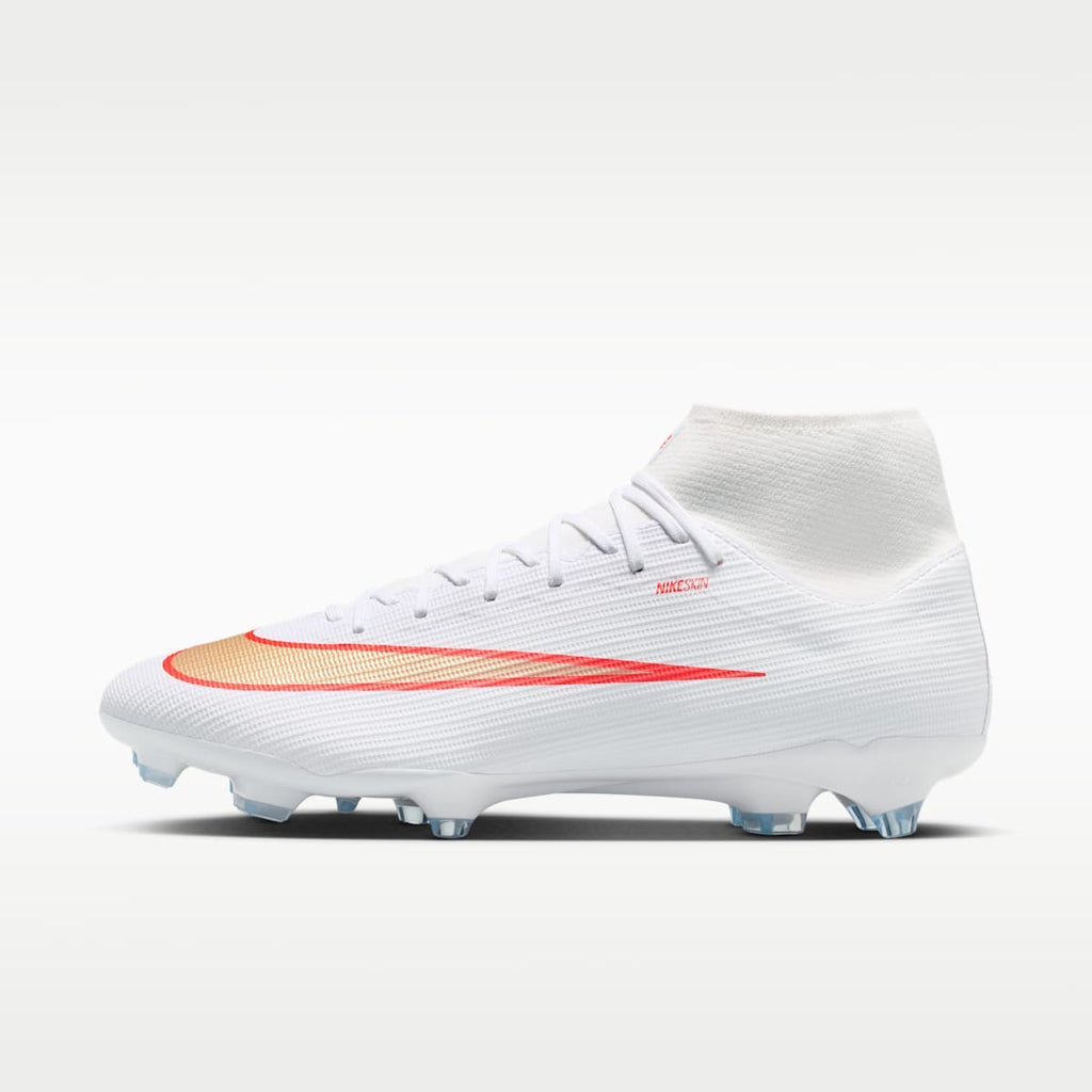 Women's Nike Mercurial Superfly 11 Academy Multi-Ground High-Top Soccer Cleats - White/Bright Crimson/Blur